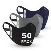 Safe+Mate Adult S/M 50 Pack Cloth Face Mask