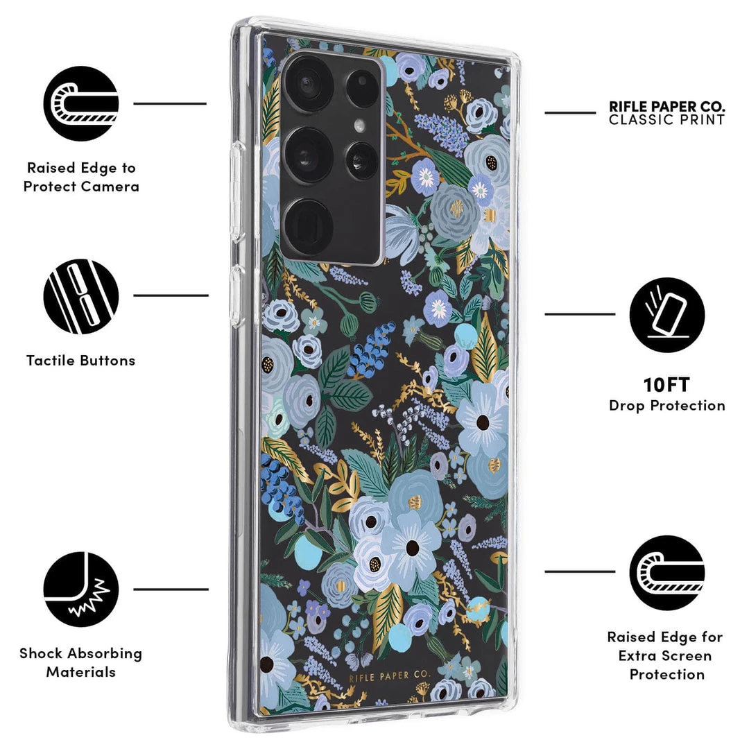 Rifle Paper Co. (Garden Party Blue) - Galaxy S22 Ultra 5 Rifle Paper Co. (Garden Party Blue) - Galaxy S22 Ultra