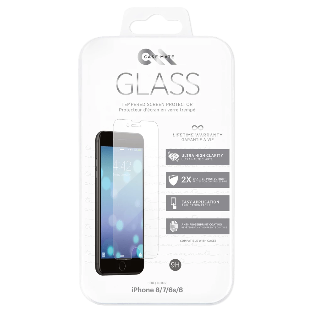 Case-Mate Casemate Glass Screen Protector - New IPhone SE 5 Case-Mate Casemate Glass Screen Protector - New IPhone SE