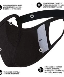 Safe+Mate Adult Large/X Large 5 Pack Cloth Face Mask