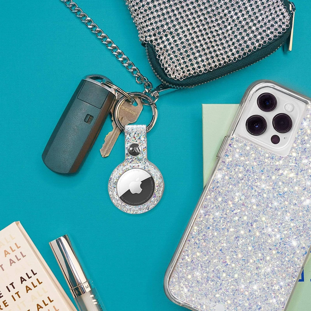 Case-Mate AirTag Keychain Case (Sparkle) - AirTag Case