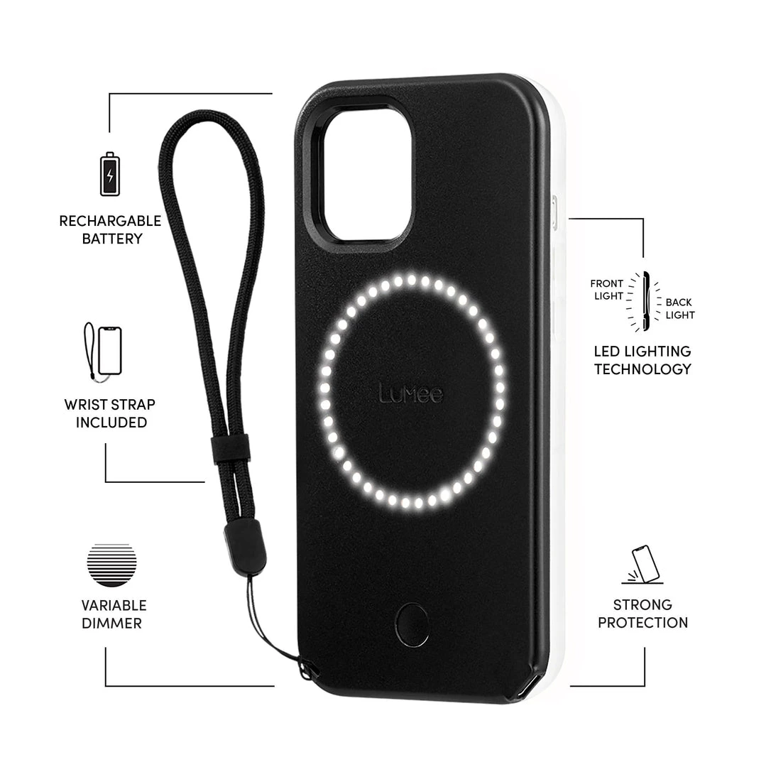 LuMee Halo Matte Black - IPhone 12 Pro Max 5 LuMee Halo Matte Black - IPhone 12 Pro Max