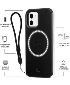 LuMee Halo Matte Black- IPhone 12 Mini