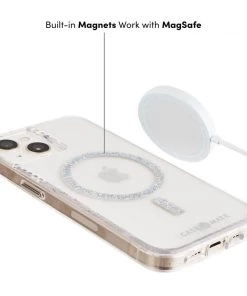 Case-Mate Clear Twinkle (Works With MagSafe) - IPhone 13 11 Case-Mate Clear Twinkle (Works With MagSafe) - IPhone 13
