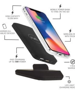 Wireless Chargers FUEL Wireless Power Bank With Charging Dock - Wireless Charger