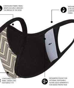 Safe+Mate Kids (Ages 3 To 6) 1 Pack Cloth Face Mask