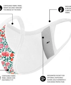 Safe+Mate Kids (Ages 3 To 6) 1 Pack Cloth Face Mask