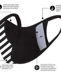 Safe+Mate Kids (Ages 3 To 6) 1 Pack Cloth Face Mask