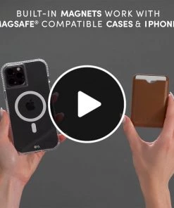 Case-Mate MagSafe Card Holder (Cognac Brown)