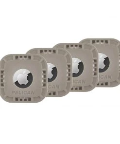 AirTag Cases Pelican Protector AirTag Sticker Mount 4 Pack (Grey) - AirTag Case
