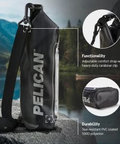 Pelican Marine Water Resistant Dry Bag (Stealth Black) - Phone Pouch Phone Pouches