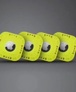 Pelican Protector AirTag Sticker Mount 4 Pack (Hi Vis Yellow) - AirTag Case