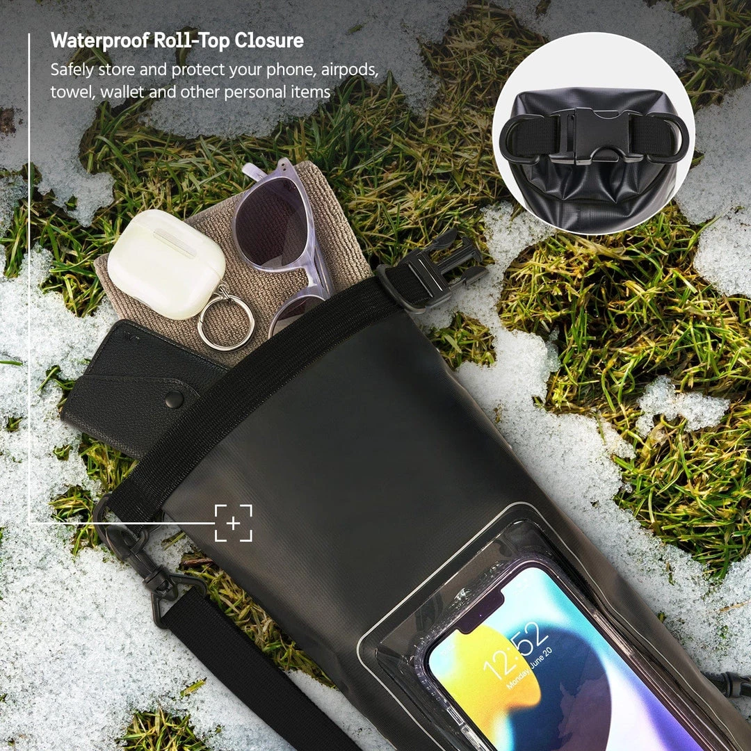 Pelican Marine Water Resistant Dry Bag (Black/Hi Vis Yellow) - Phone Pouch Phone Pouches 10 Pelican Marine Water Resistant Dry Bag (Black/Hi Vis Yellow) - Phone Pouch Phone Pouches