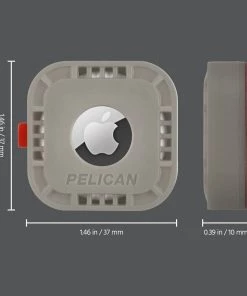 AirTag Cases Pelican Protector AirTag Sticker Mount 4 Pack (Grey) - AirTag Case