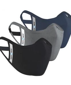Safe+Mate Adult Large/X Large 3 Pack Cloth Face Mask 18 Safe+Mate Adult Large/X Large 3 Pack Cloth Face Mask
