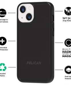 Pelican Protector Black (Works With MagSafe) - IPhone 13