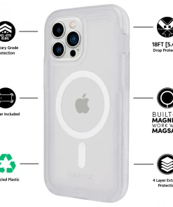 Pelican Voyager Clear (Works With MagSafe) - IPhone 13 Pro Max 9 Pelican Voyager Clear (Works With MagSafe) - IPhone 13 Pro Max