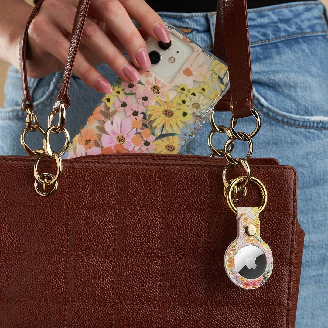 AirTag Cases Rifle Paper Co. AirTag Keychain Case (Marguerite) - AirTag Case