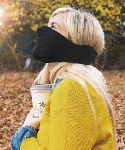 Safe+Mate Cloth Winter Face Mask Two Pack (Adjustable Fit) - One Size Fits All