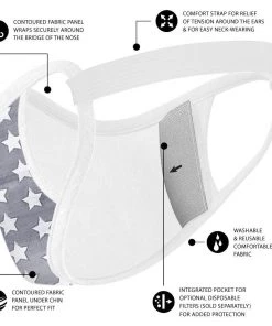 Safe+Mate Adult Regular 1 Pack Cloth Face Mask