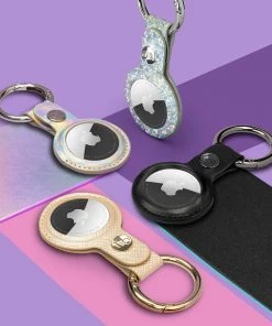 Case-Mate AirTag Keychain Case (Black) - AirTag Case