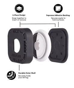 AirTag Cases Pelican Protector AirTag Sticker Mount 4 Pack (Multi) - AirTag Case