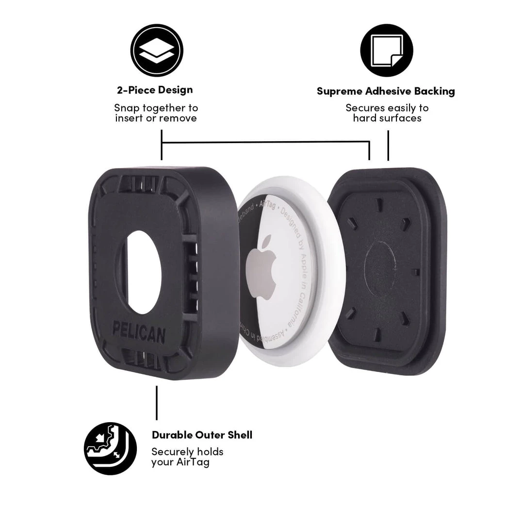 AirTag Cases Pelican Protector AirTag Sticker Mount 4 Pack (Multi) - AirTag Case