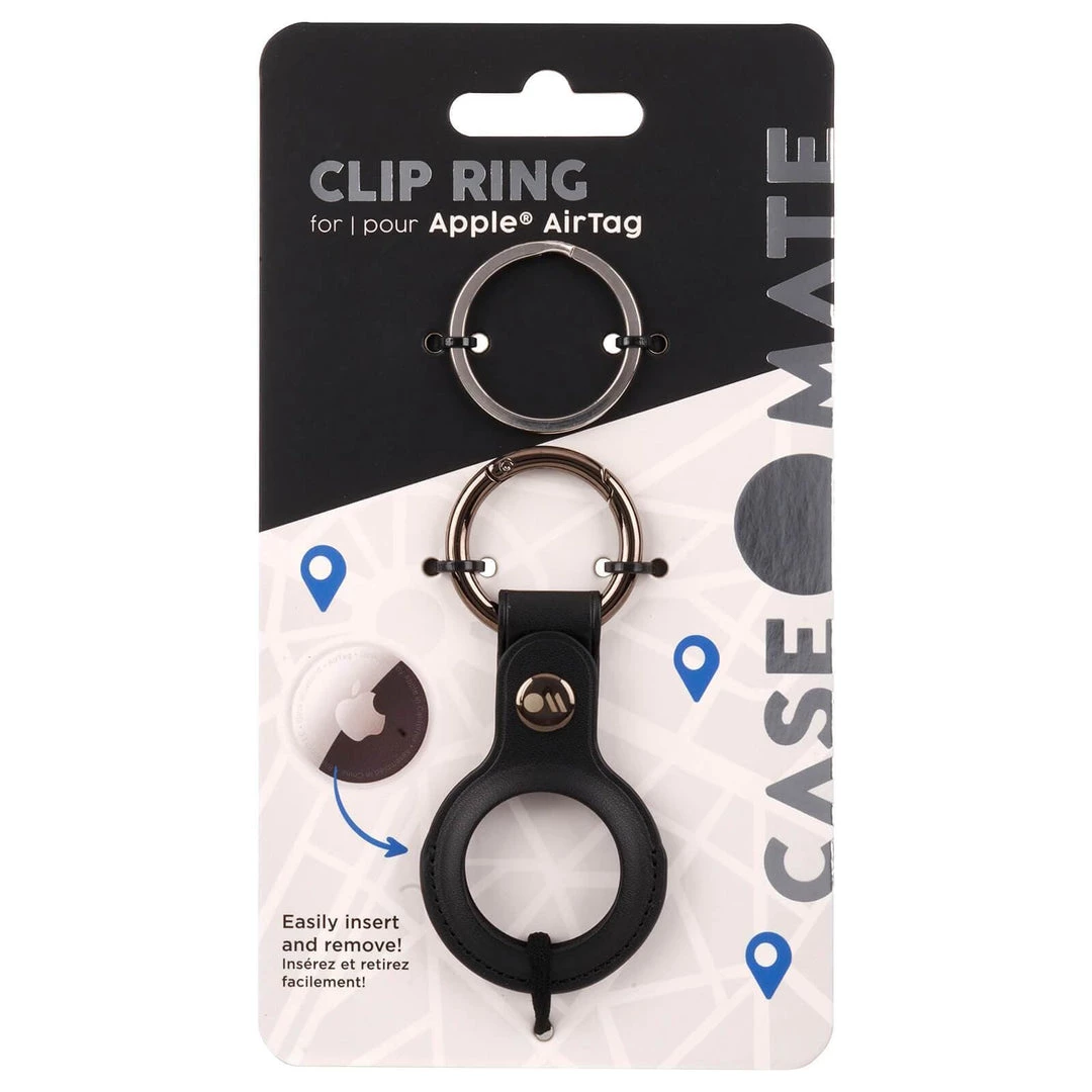 Case-Mate AirTag Keychain Case (Black) - AirTag Case