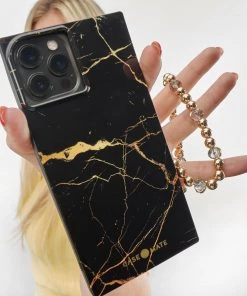 Case-Mate Beaded Phone Charm (Golden Crystal) - Wristlet