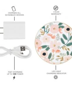 Wireless Chargers Rifle Paper Co. Power Disc - Wireless Charger