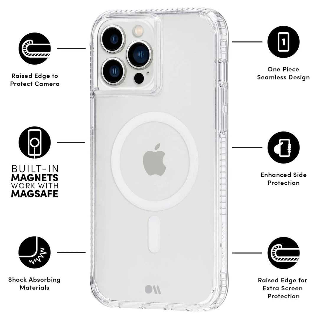 Case-Mate Tough Clear Plus (Works With MagSafe) - IPhone 13 Pro