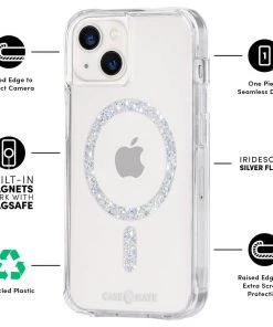 Case-Mate Clear Twinkle (Works With MagSafe) - IPhone 13 10 Case-Mate Clear Twinkle (Works With MagSafe) - IPhone 13
