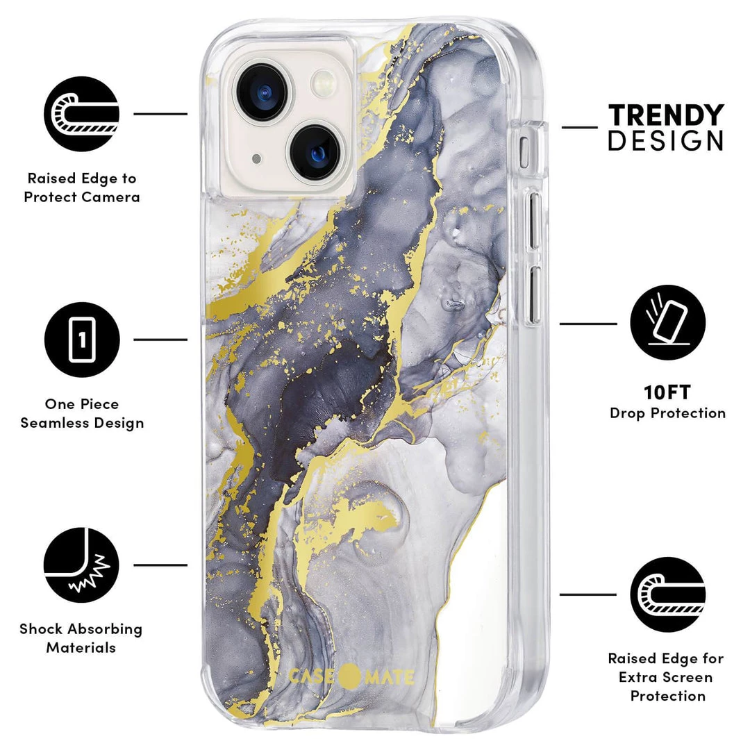 Case-Mate Navy Marble - IPhone 13 5 Case-Mate Navy Marble - IPhone 13