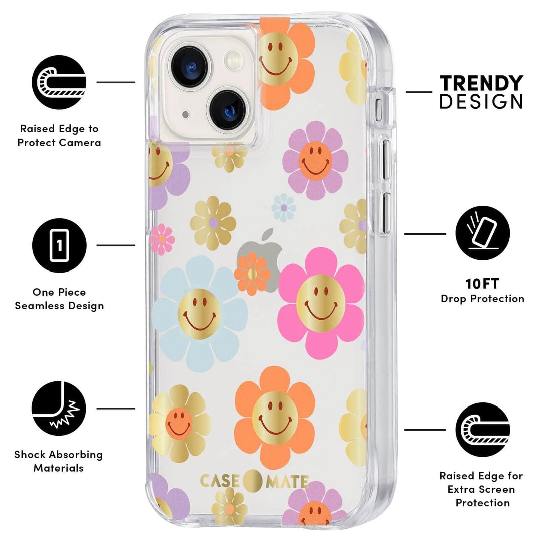 Case-Mate Retro Flowers - IPhone 13 Mini