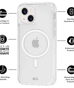 Case-Mate Tough Clear Plus (Works With MagSafe) - IPhone 13 11 Case-Mate Tough Clear Plus (Works With MagSafe) - IPhone 13