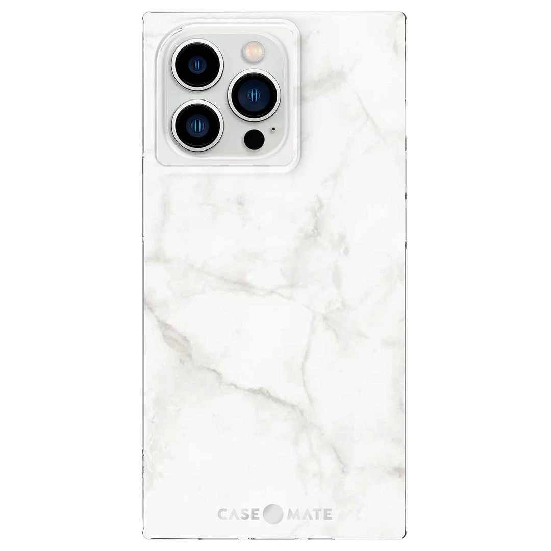 Case-Mate BLOX (White Marble) - IPhone 13 Pro