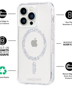 Case-Mate Clear Twinkle (Works With MagSafe) - IPhone 13 Pro 10 Case-Mate Clear Twinkle (Works With MagSafe) - IPhone 13 Pro