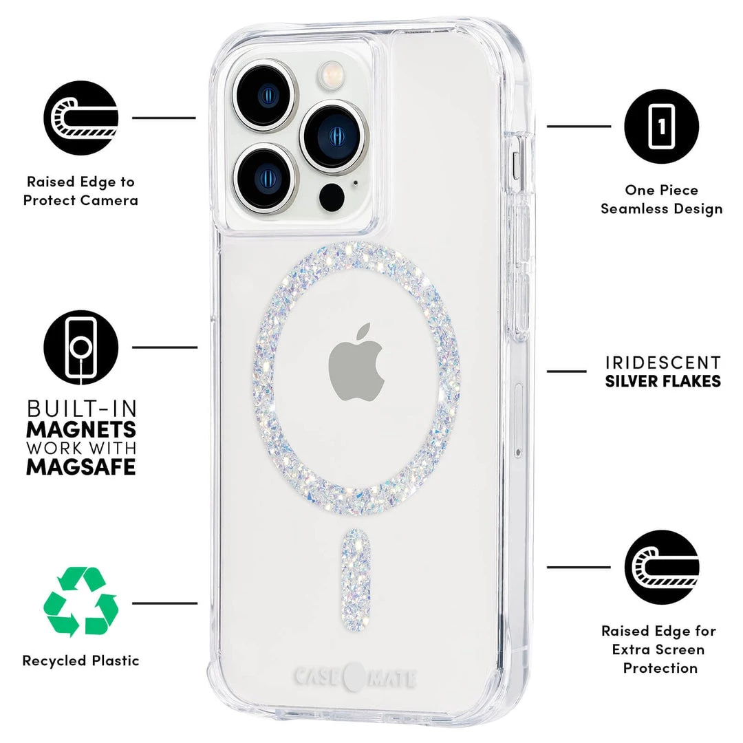 Case-Mate Clear Twinkle (Works With MagSafe) - IPhone 13 Pro 5 Case-Mate Clear Twinkle (Works With MagSafe) - IPhone 13 Pro
