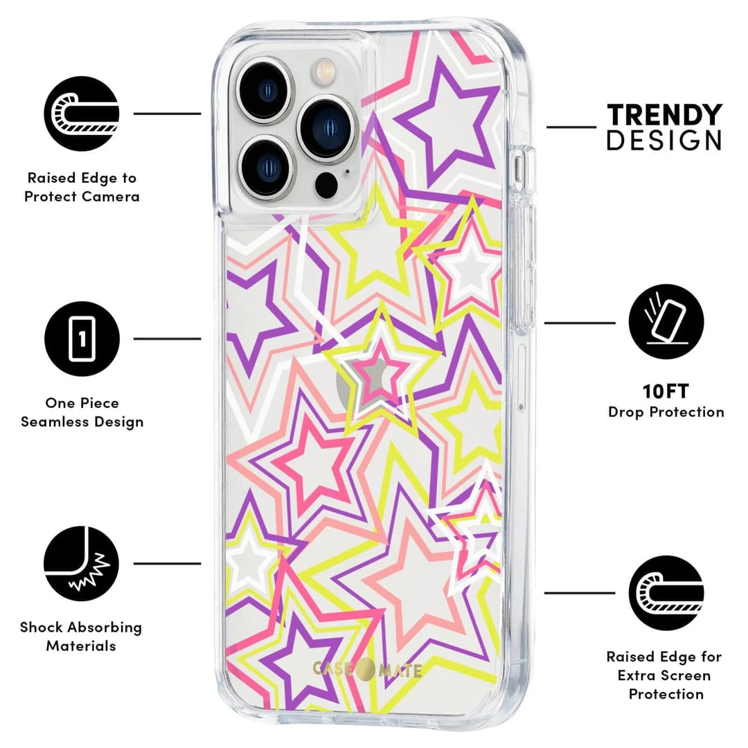 Case-Mate Neon Stars - IPhone 13 Pro