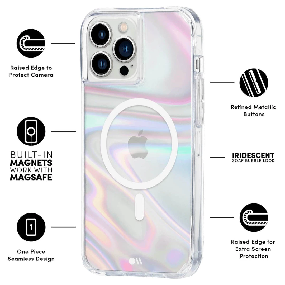 Case-Mate Soap Bubble (Works With MagSafe) - IPhone 13 Pro