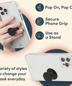 Case-Mate Solid Black Minis - Phone Grip 13 Case-Mate Solid Black Minis - Phone Grip