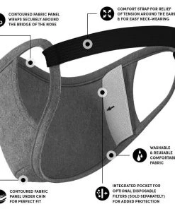 Safe+Mate Adult Large/X Large 9 Pack Cloth Face Mask