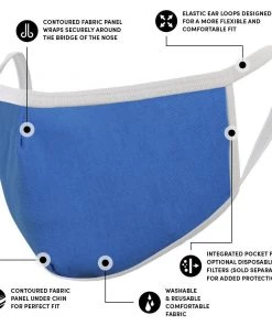 Safe+Mate Kids (Ages 7 To 11) 3 Pack Cloth Face Mask