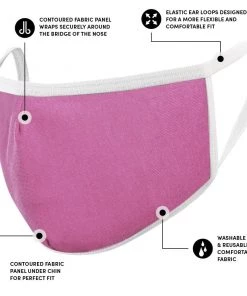 Safe+Mate Kids (Ages 7 To 11) 3 Pack Cloth Face Mask