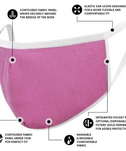 Safe+Mate Kids (Ages 7 To 11) 3 Pack Cloth Face Mask