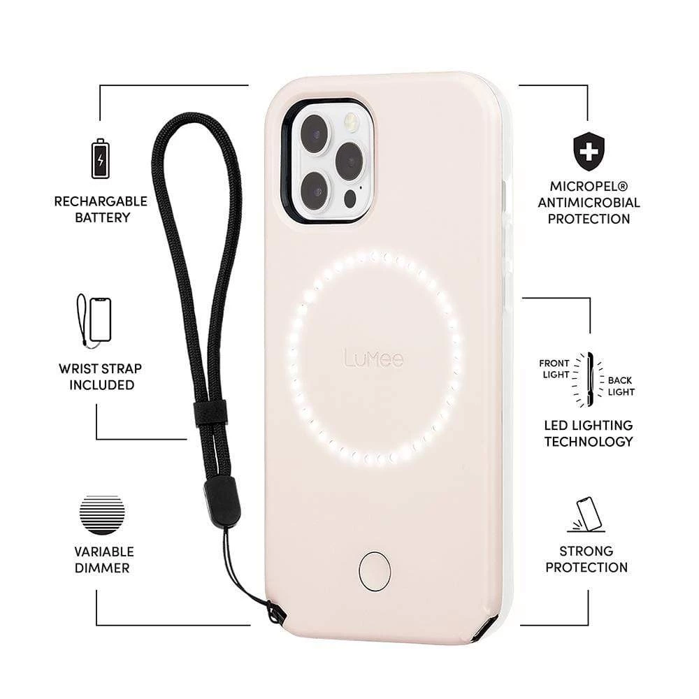 LuMee Halo Millennial Pink - IPhone 12 Pro Max 5 LuMee Halo Millennial Pink - IPhone 12 Pro Max