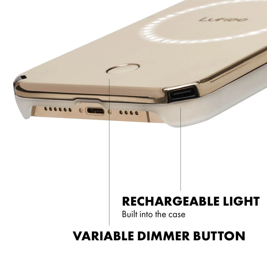 LuMee Halo Gold Mirror - IPhone 13 Pro Max 8 LuMee Halo Gold Mirror - IPhone 13 Pro Max