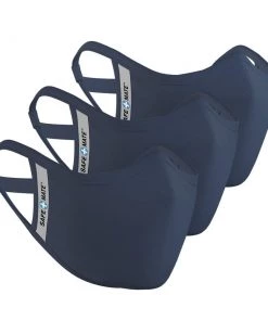 Safe+Mate Adult Regular 3 Pack Cloth Face Mask