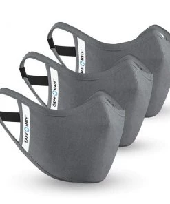 Safe+Mate Adult Regular 3 Pack Cloth Face Mask