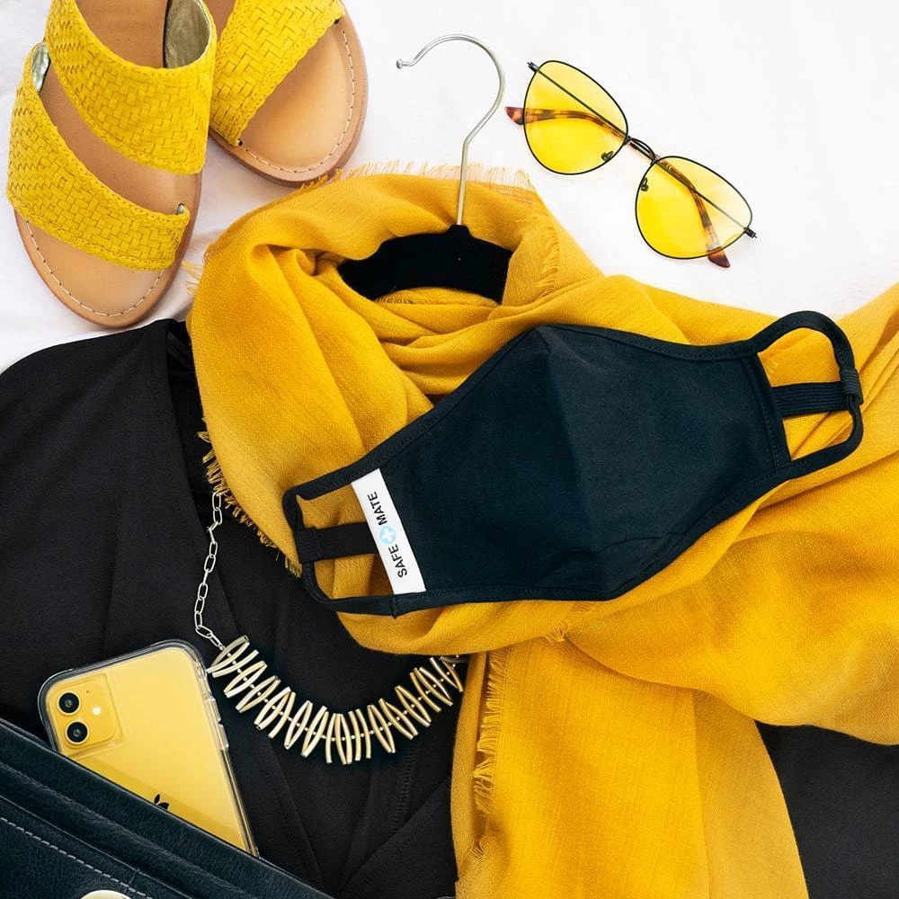 Safe+Mate Adult Large/X Large 12 Pack Cloth Face Mask 4 Safe+Mate Adult Large/X Large 12 Pack Cloth Face Mask